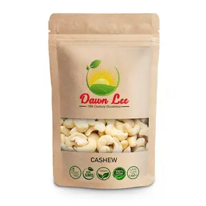 Dawn Lee Whole Cashew Nuts Kaju Dry Fruits W180 Extra Bold Size (100 Gm)