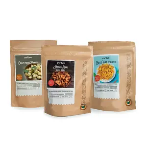 Evolve Healthy Snacks Spice is Nice Pack of 3 Masala Combo | Moong Daal Chips | Oats Chips | Foxnuts | All Natural Grains and Millets | Vacuum Cooked | Gluten Free | No Added Preservatives |