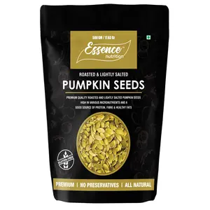 Essence Nutrition Roasted & Salted Pumpkin Seeds (500 Grams)