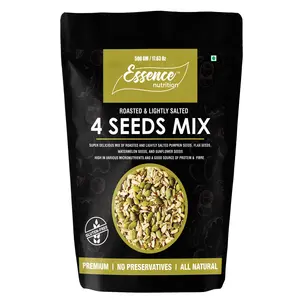 Essence Nutrition 4 Seeds Mix (500 Grams) - [Protein Rich Roasted & Salted Seeds Mix]