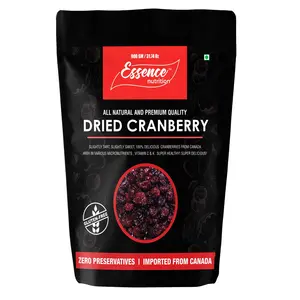Essence Nutrition Premium Dried Cranberries (900 Grams) - Imported from Canada
