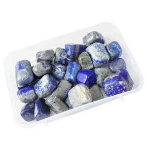 eshoppee 100 gm 100% Natural Lapis Lazuli Tumble Stone Crystal Healing Gemstone (Lapis Lazuli)