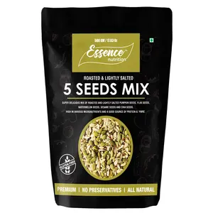Essence Nutrition 5 Seeds Mix (500 Grams) - [Protein Rich Roasted & Salted Seeds Mix]