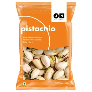 JN Californian Roasted & Salted Pistachios - Pista Dry Fruits 250gm ( 250 Gm X 1 Packet ) | | Premium Dry Fruits | | Healthy & Fresh!!
