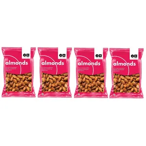 JN Californian Almonds - Badam Dry Fruits 1Kg ( 250 Gm X 4 Packets ) | | Premium Dry Fruits | | Healthy & Fresh!!