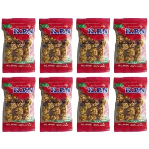 KPN Kovilpatti Kadalai Urundai (Groundnut Chikki Balls Candy) - Pack of 8 x 100 g