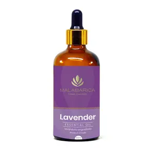 MALABARICA Vegan Ayurveda - Lavender Essential Oil (Lavandula angustifolia) - 100 ml