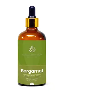 MALABARICA Vegan Ayurveda - Bergamot Essential Oil (Citrus bergamia) - 100 ml