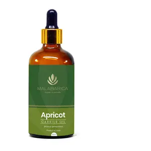 MALABARICA Vegan Ayurveda - Apricot Carrier Oil (Prunus armeniaca) - 100 ml