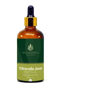 MALABARICA Vegan Ayurveda - Citronella Java Essential Oil (Cymbopogon winterianus) - 100 ml