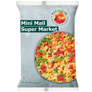 MiniMall Super Market ABCD Fryums/Ready to Fryums/Indian Snacks with Chat Masala 1 Kg