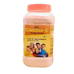 Nutrigrow CARE GLUCOSE -C (ORANGE FLAVOUR) Instant Energy Health Drink Regular - 1 KG Jar PACK OF 1
