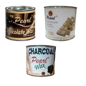PMPEARL Wax Combo- Charcoal Wax (600 gm) + White Chocolate Wax (600 gm)