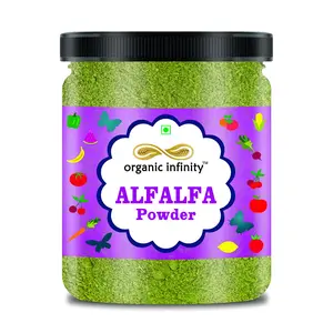 Organic Infinity Alfalfa Grass Powder - 100 GM By Organic Infinity