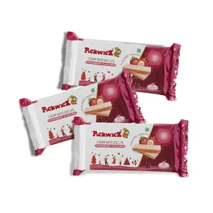 PICKWICK Strawberry Flavoured Wafer Biscuits - Combo Pack (75gm x 3)