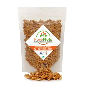 Pure Nuts California Walnut Kernals Broken Akhrot Giri (250 gm)
