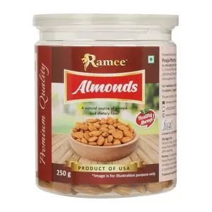 Ramee Almonds 250 Grams Jar
