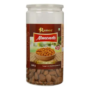 Ramee Almonds 500 Grams Jar