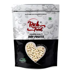 Rich Treat Dry Fruits & Nuts Raw Whole Cashews-Kaju(800-Gram)