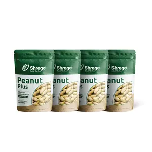 SHREGO Peanut Plus Roasted Groundnut Unsalted 1500G (4X375G)