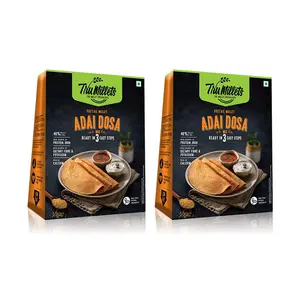 Trumillets | Healthy Millet Breakfast| High Protein Adai Dosa Mix - 250g Each (Pack of 2)