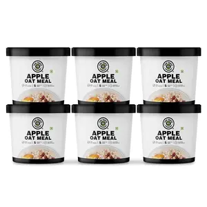 TheTasteCompany Apple Oat Meal - Ready to Eat | Instant Food | Taste Company (Pack of 6)