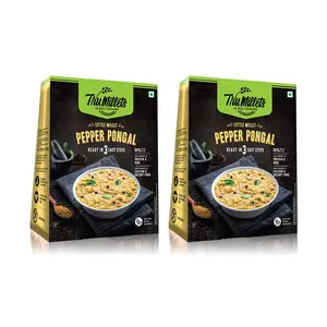 Trumillets | Healthy Millet Diet Meals |Ready to Cook |Pepper Pongal 200g Each (Pack of 2)