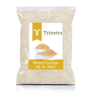 Trinetra Gehun Daliya (Wheat Porridge)| 1Kg Packing|Cold Grinded with all essential nutrients|No preservatives or Artificial Flavors | Immunity Booster|improves metabolism| Healthy & Fibre Rich