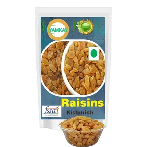 YAMKAY Organic Premium Raisins/Kishmish (500)
