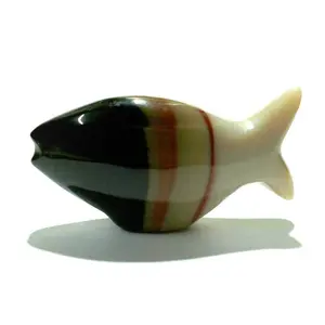 Natural Fancy Color Artificial Fish Decorative Home Reiki Healing Set