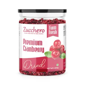 Zucchero Premium Dried Cranberry [Antioxidant Rich] 400 gm