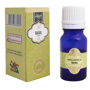 Jain's Basil (Tulsi) Natural Essential Oil (10 ml)