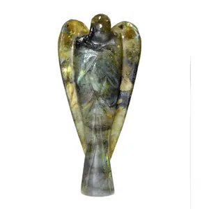 Healings4u Angel Labradorite Size 3 inch Natural Healing Reiki Crystal Chakra Balancing Vastu Stone