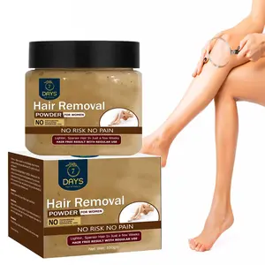 7 Days Hair Remover Powder | Waxing Powder Instant Hair Remover | All Hair & Skin Types Hands Legs Underarms Bikini Area | 200 GM | Natural & Organic Hair Removal Powder (INSTANT HAIR REMOVER)