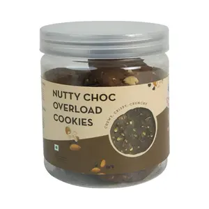 CookieMan - Nutty Choc Overload Chewy Cookies - 250g Pack| | Any time Snack Biscuit | Artisanal | Gourmet Snack| Dessert Topping |Birthday Wedding Corporate Gift