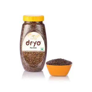 Dryo Premium Raw Flax Seeds for Eating Alsi Seeds - 280gm