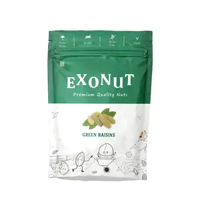 Exonut Premium Seedless Green Raisin 250 gms Popular Seedless Green Raisins Kismis Healthy Routine Diet Dakh Kishmish