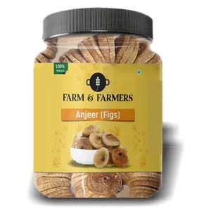Farm And Farmers Natural Dried Figs Dry Anjeer Dry Fruits 350 gm