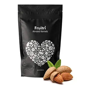 Fruitri Sweet and Crispy California Almonds A+ Grade Badaam Giri 500g