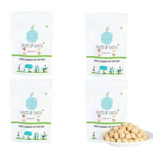 Fruits Of Earth Natural Hazelnuts For Cake And Health Snacks 400 Gms (100 Gms X 4 Packs)