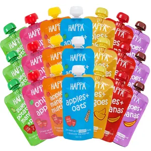 Happa Organic for Little one Monthy Saver Pack Fruit Puree21 Pouches 100 Gram