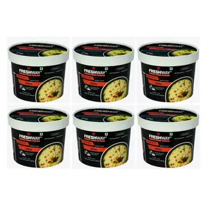 Freshway Upma Combo Pack of 6 Breakfast Instant Food Ready to eat Ready to Cook in 8 Minutes
