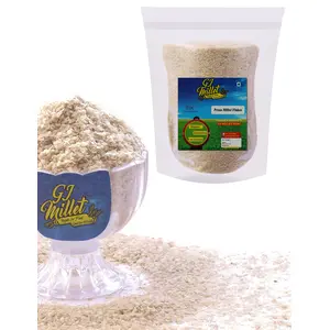GJ MILLET MART Proso Millet Flakes Millet Poha - 500g | Breakfast Cereal Sugar free | Low GI | High Fibre