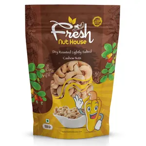 Fresh Nut House Dry Roasted Lightly Salted Cashew Nut 500 Grams