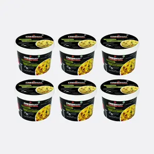 Freshway Poha Combo Pack of 6 Breakfast Instant Food Ready to eat Ready to Cook in 6 Minutes