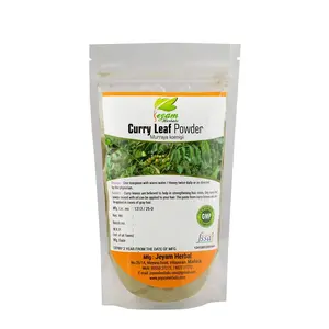 Jeyam Herbals Curry Leaf Powder(Size-200G Material-Powder Color-Green)