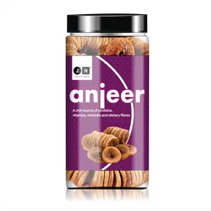 JN Afghani Dried Figs - Anjeer Dry Fruits 200 Gm ( 200 Gm X 1 Packet ) | | Vacuum Packed | | Premium Dry Fruits | | Healthy & Fresh (Pack of 1)