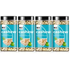 JN Cashew Nut - Kaju Dry Fruits 200gm ( 200 Gm X 4 Packet ) | | W210 | | Premium Dry Fruits | | Vacuum Packed | | Healthy & Fresh (Pack of 4)