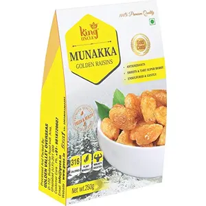 King Uncle's Golden Raisins (Extra Bold Size Munakka) (Gold Class) 1 KgYellow Box