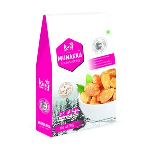 KINGUNCLE's Golden Raisins (Munakka) 1 Kgs (4 Packs of 250 Grams) Silver Class